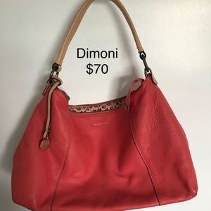 Dimoni Red Leather Bag